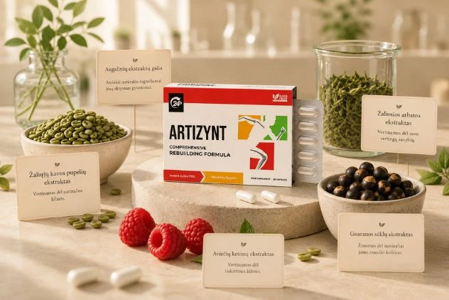 ArtiZynt® — natūralūs ingredientai