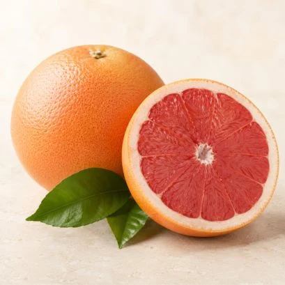 Grapefruit prezentat ca ingredient al formulei Cystiolla